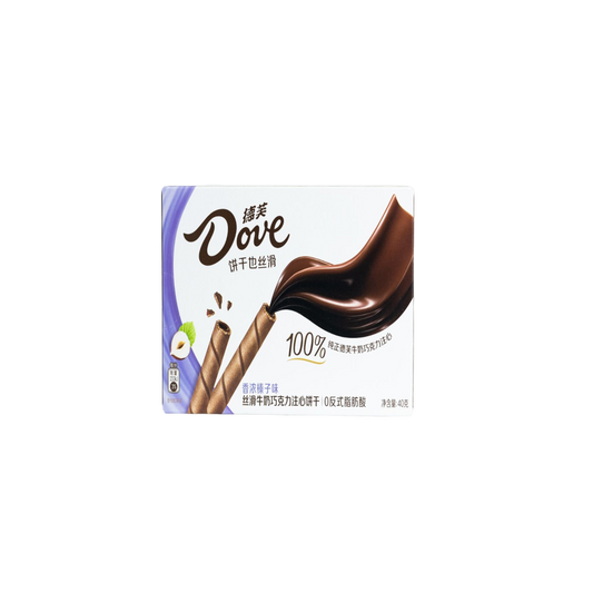Dove Chocolate Stick Wafer Roll - Hazelnut Flavor
