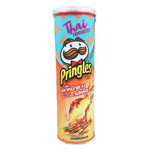 Pringles - Hot & Spicy Grilled Squid